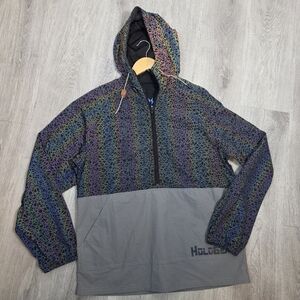 Hologear Reflective Windbreaker Jacket is a unisex, quarter-zip pullover S Nwot